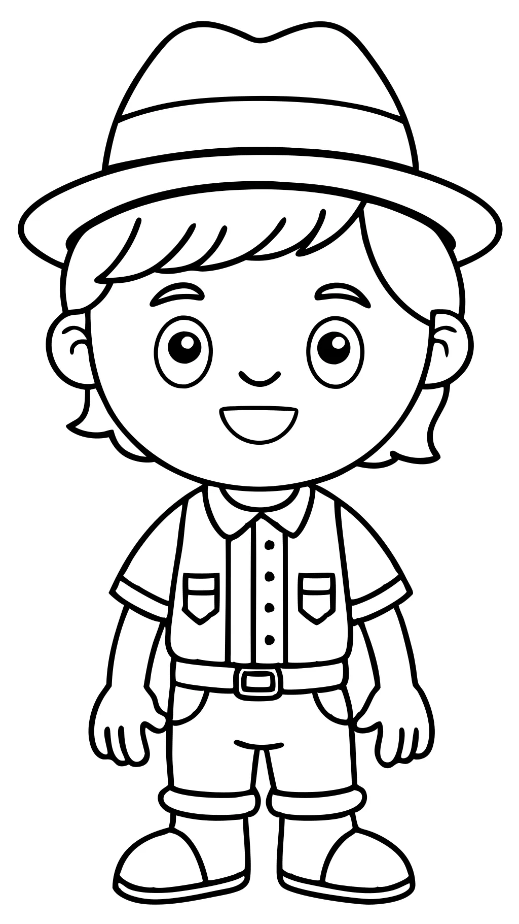 coloring pages of flat stanley